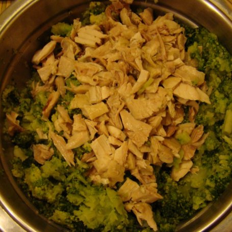 Krok 1 - Zapiekanka brokułowa z mięskiem foto