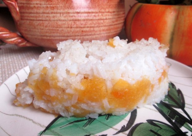 Fotografia przedstawiająca Zapiekanka dyniowo-ryżowa