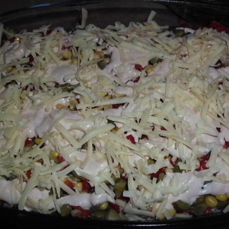 Krok 5 - Zapiekanka makaronowa z gyrosem foto