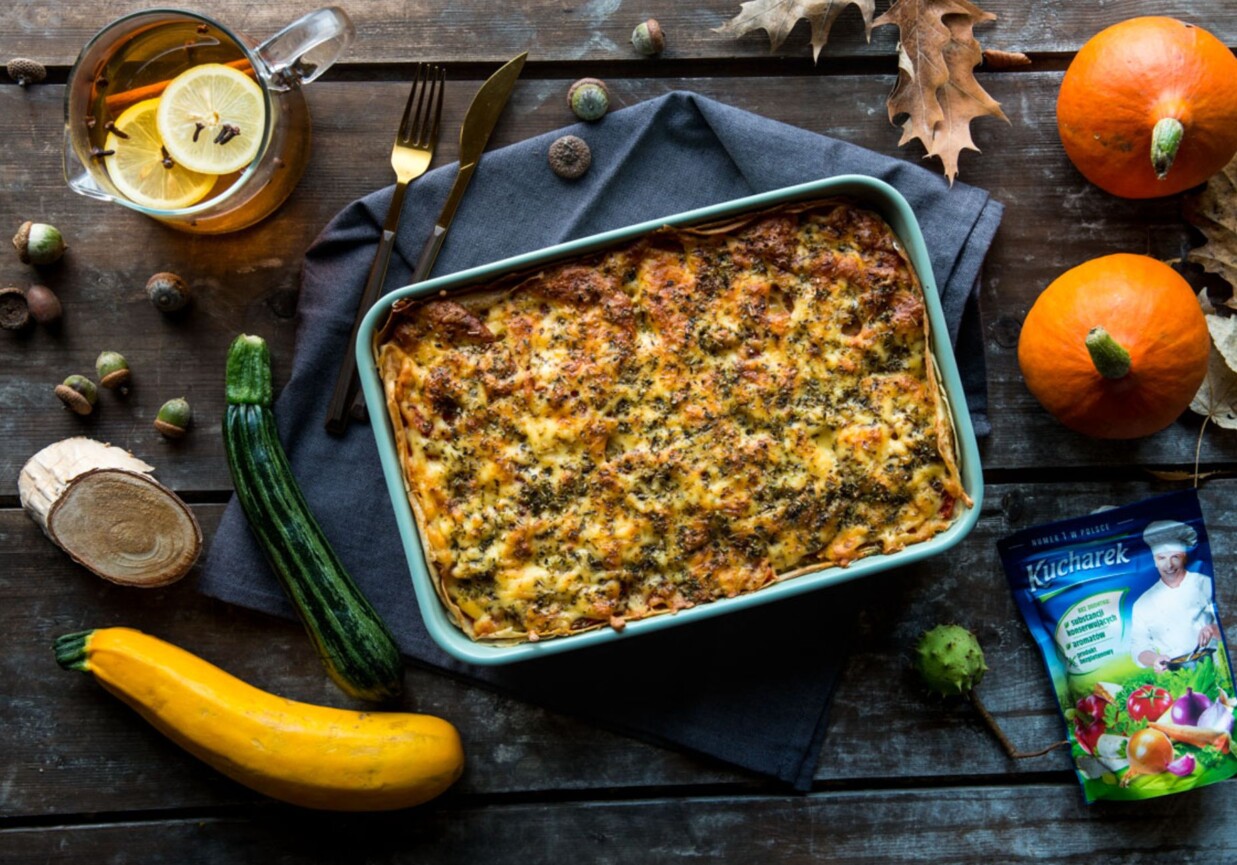 Zapiekane naleśniki z nadzieniem z jesiennych warzyw foto