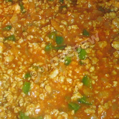 Krok 6 - Zapiekanka makaronowa z mięsem mielonym, papryką zieloną, fasolą czerwoną foto