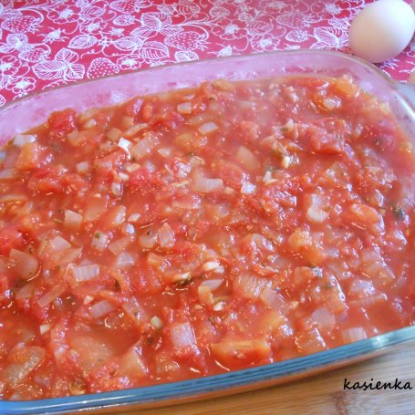 Krok 4 - Zapiekanka na bazie bakłażana i pomidorów foto