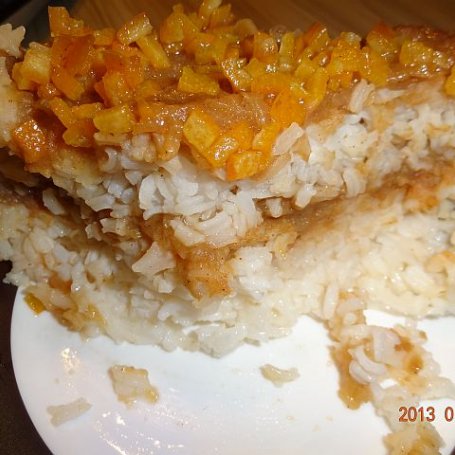 Krok 3 - Zapiekanka ryżowa z kaszą manną foto
