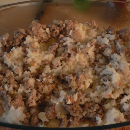 Krok 1 - Zapiekanka ryżowa z mięsem mielonym foto