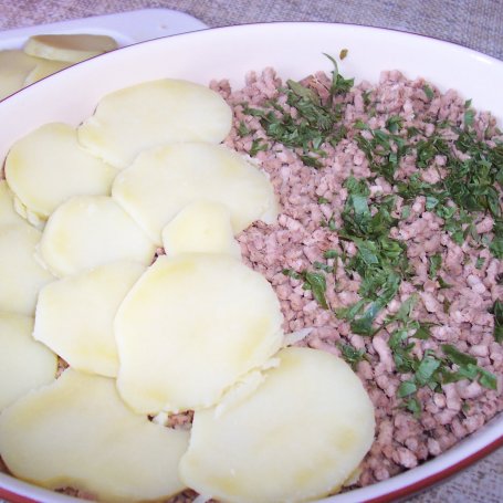 Krok 3 - Zapiekanka z grillowanym mięsem foto