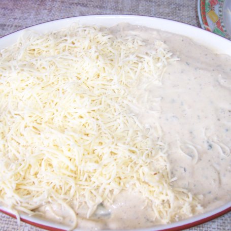 Krok 5 - Zapiekanka z grillowanym mięsem foto