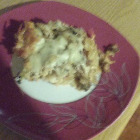 Krok 4 - Zapiekanka z kurczakiem i mozzarellą foto