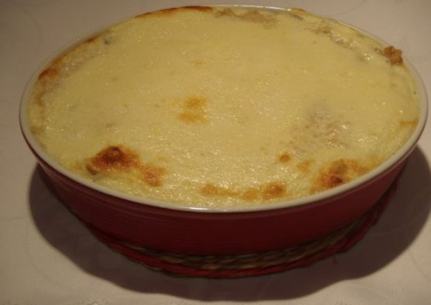 Fotografia przedstawiająca Zapiekanka z kuskusem i serem