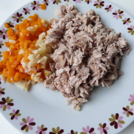 Krok 1 - Zapiekanka z makaronu, mięsa i warzyw foto