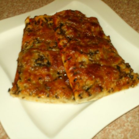 Krok 4 - Zapiekanka z mozarellą oraz pieczarakmi foto