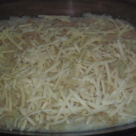 Krok 6 - Zapiekanka z ziemniaków, kapusty kiszonej i mięsa mielonego foto