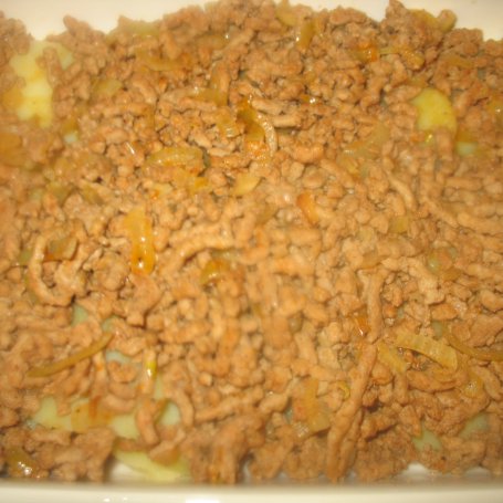 Krok 4 - Zapiekanka z ziemniaków, mięsa mielonego i kapusty kiszonej foto