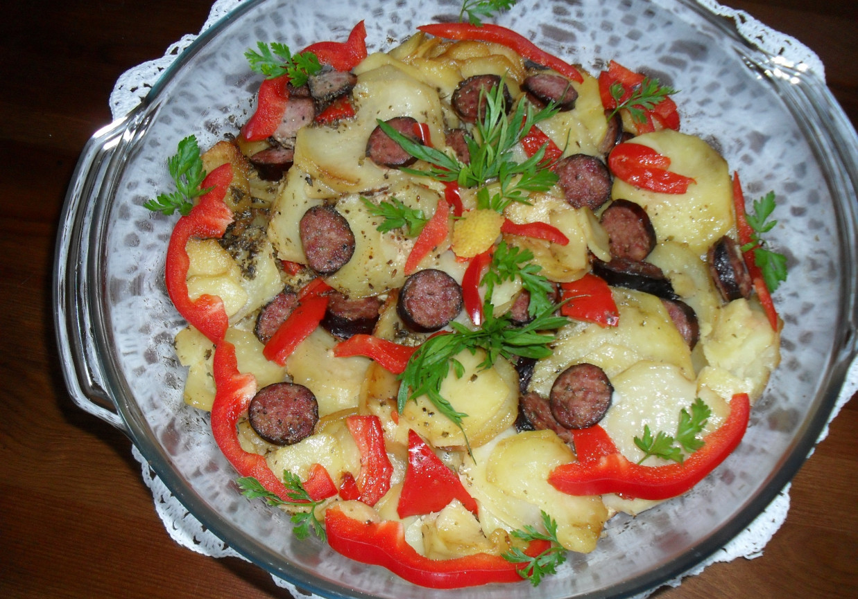 Zapiekanka ziemniaczana z dziczyzną foto