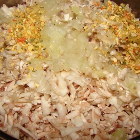 Krok 4 - Zapiekanki z pieczarkami foto