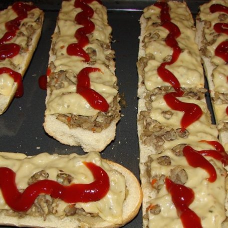 Krok 10 - Zapiekanki z pieczarkami foto