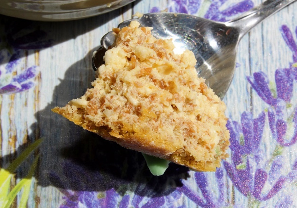 Zapiekany pudding z serka wiejskiego DoradcaSmaku.pl