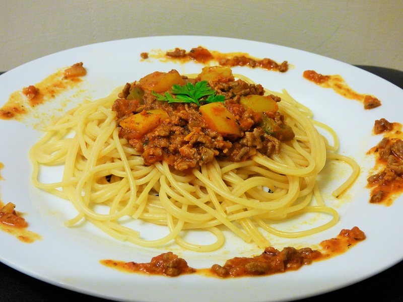 Spaghetti bolognese z dodatkiem papryki - medium