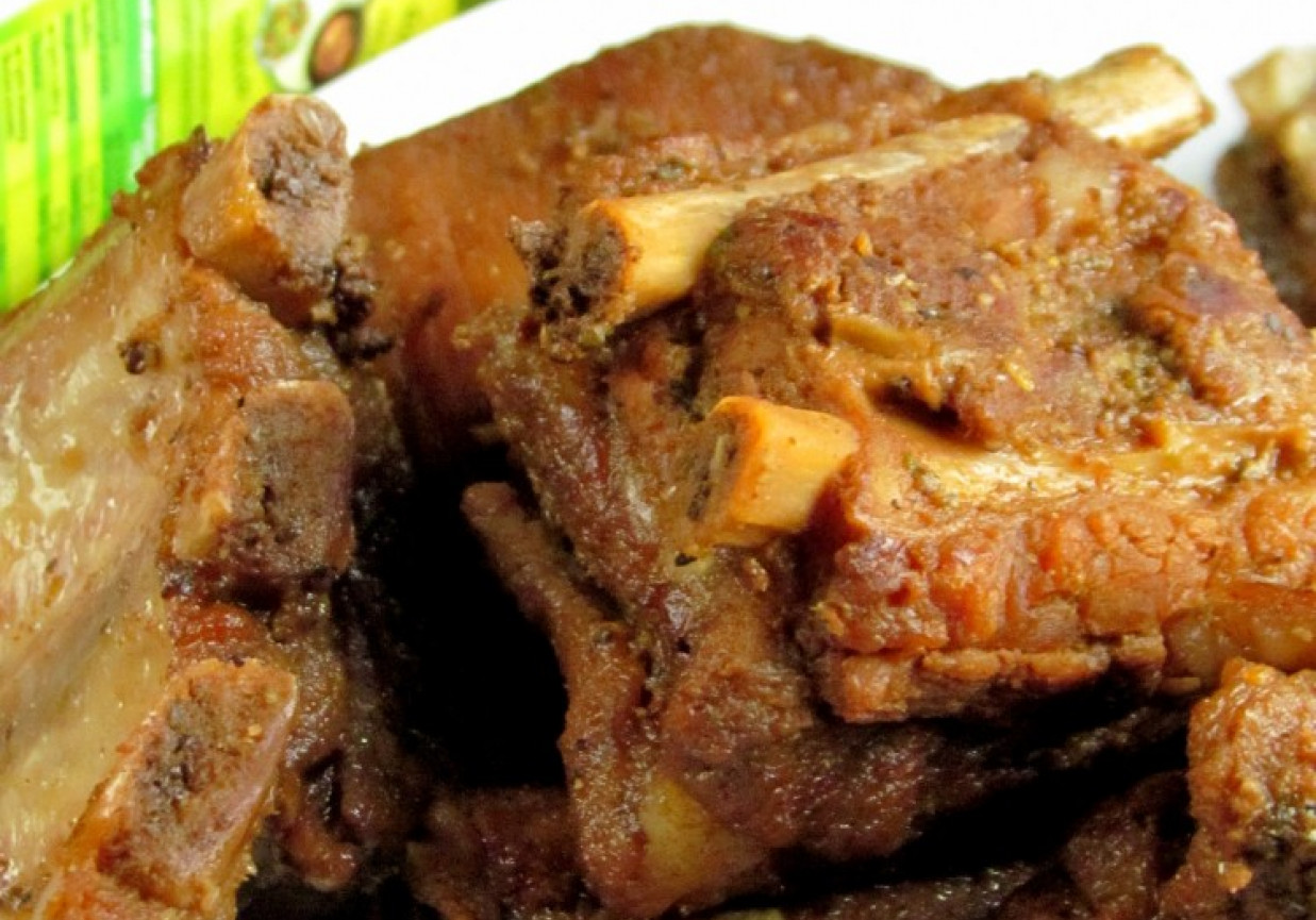 Żeberka imbirowo-miodowe foto