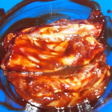 Krok 2 - Żeberka marynowane w ketchupie i sosie sojowym foto