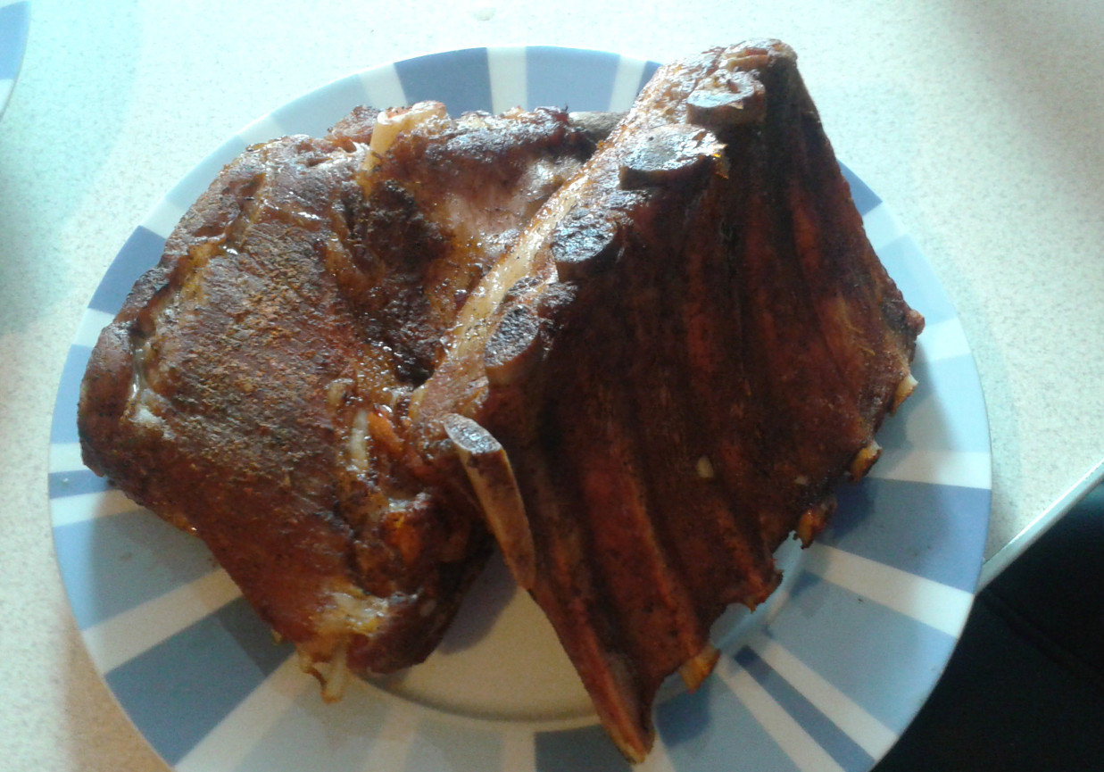 Żeberka pieczone w rękawie foto