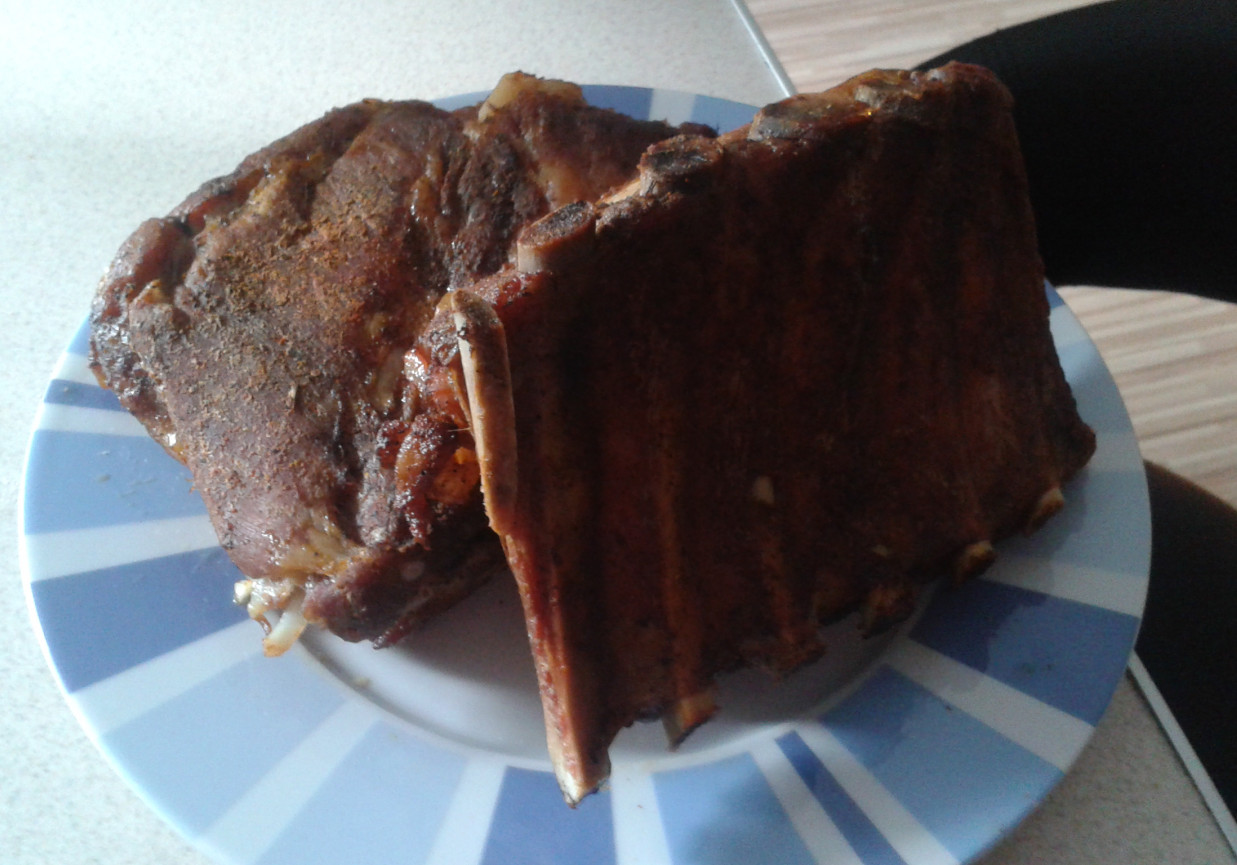 Żeberka pieczone w rękawie foto