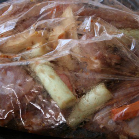 Krok 4 - Żeberka pieczone w rękawie foto