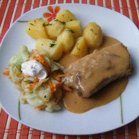 Krok 4 - Żeberka wieprzowe w sosie cebulowym foto