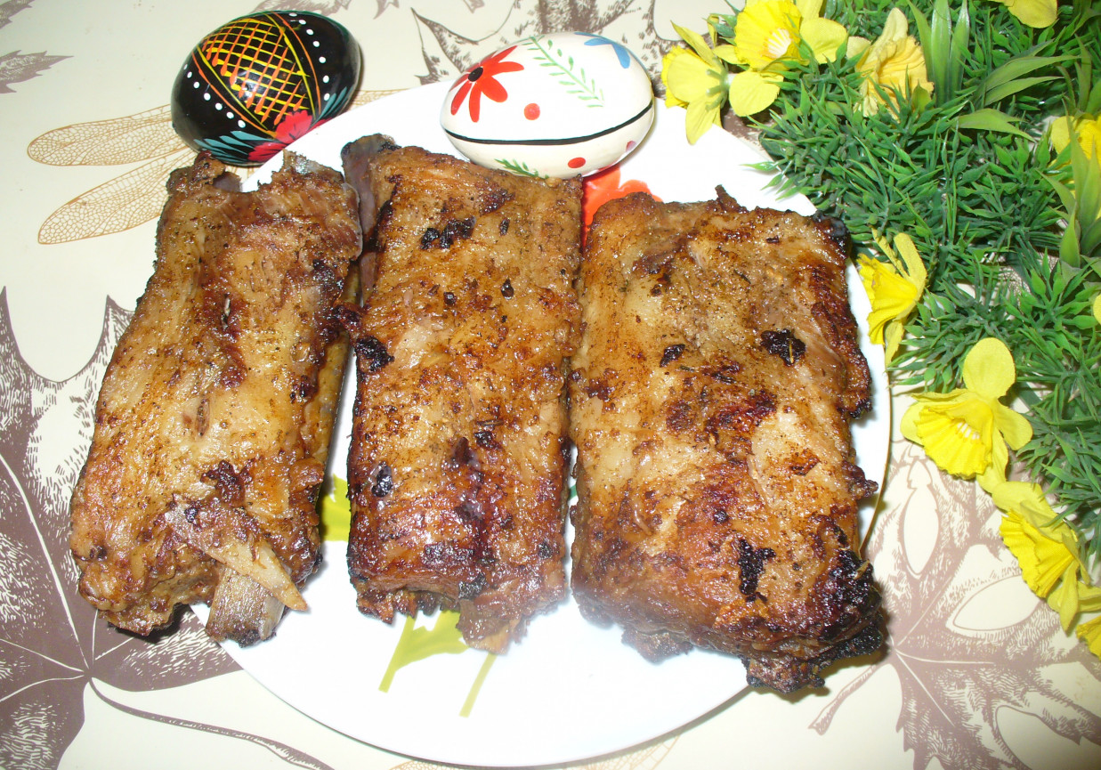 Żeberka z piekarnika  foto