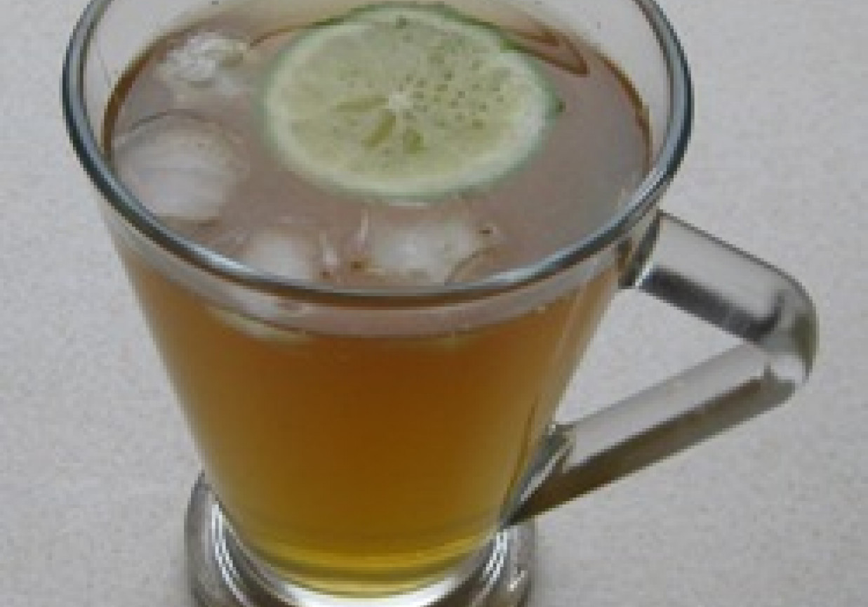 Zielona herbata z lodem foto