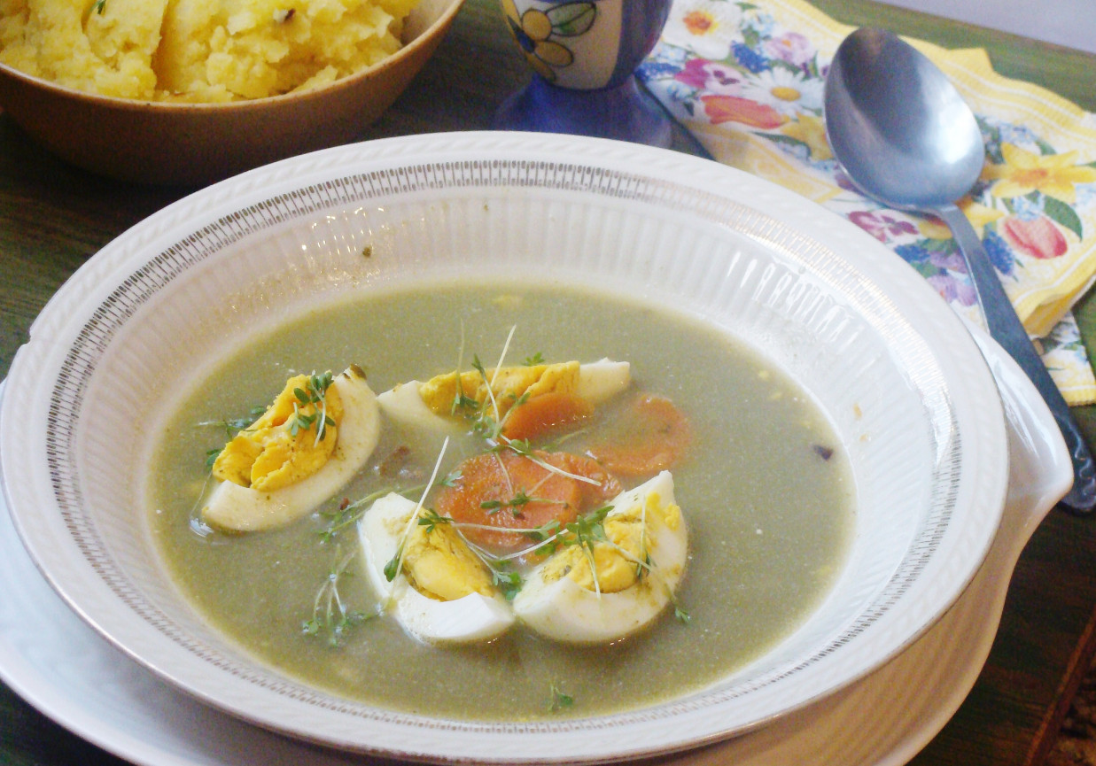 Zielona zupa czyli szczawiowa foto