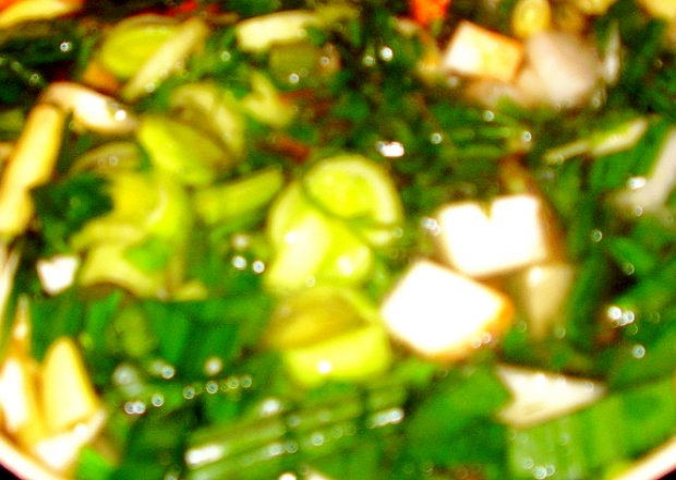 Fotografia przedstawiająca Zielona zupa jarzynowa Heni