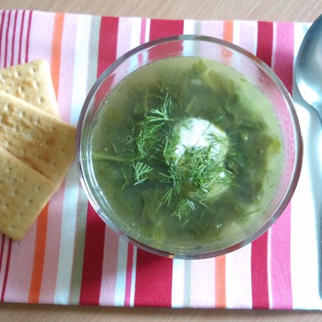 Krok 5 - Zielona zupa ze szpinakiem foto