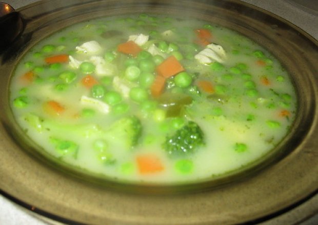 Fotografia przedstawiająca Zielona zupka