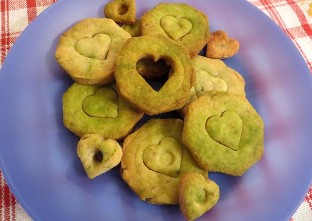 Fotografia przedstawiająca Zielone ciasteczka