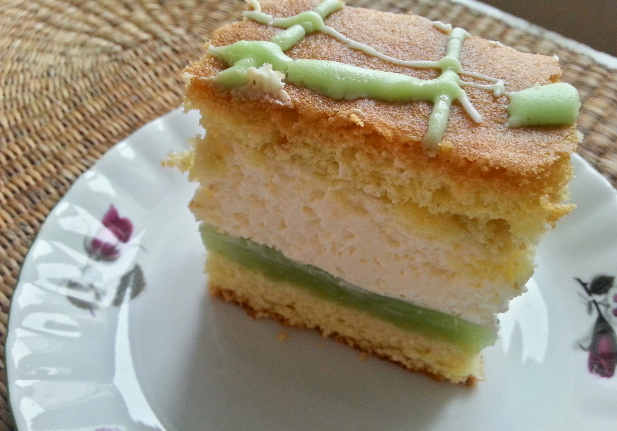 Zielone ciasto Shrek foto