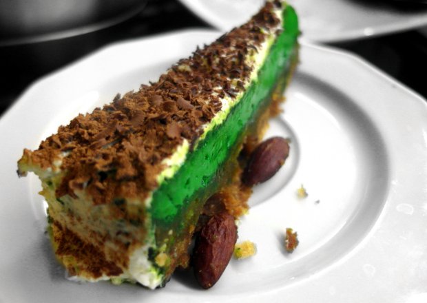 Fotografia przedstawiająca Zielone ciasto z Baileysem