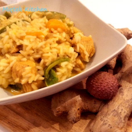 Krok 5 - zielone curry z mango foto