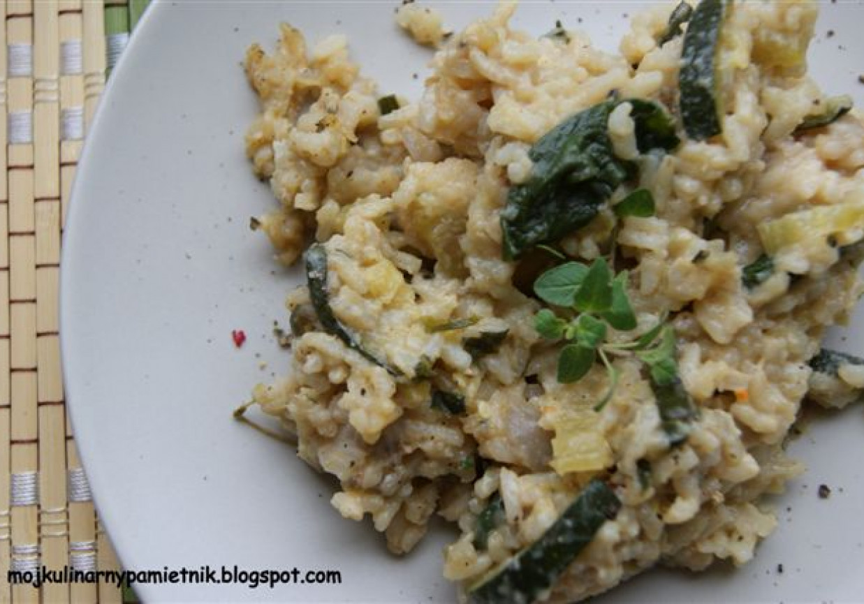 Zielone risotto foto