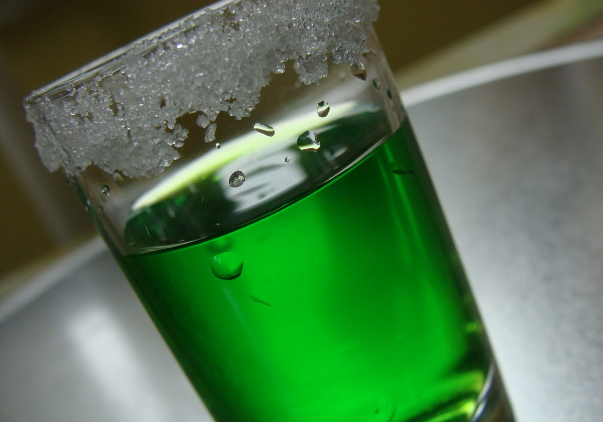zielony drink foto