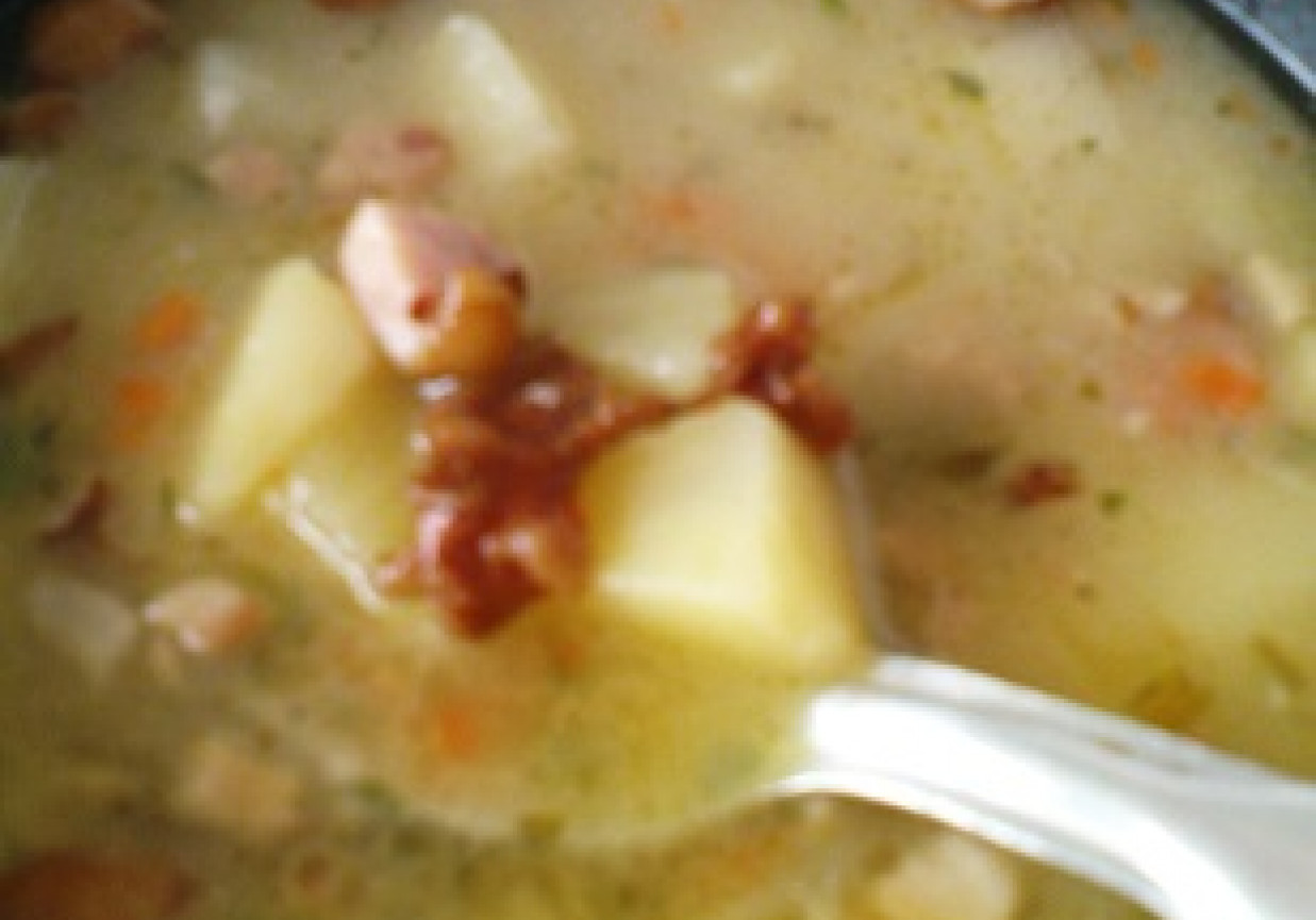 Ziemniaczana na boczku foto