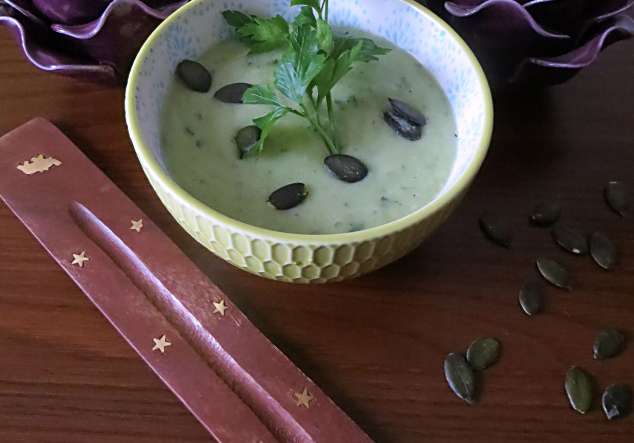 Ziemniaczano-porowa zupa-krem foto