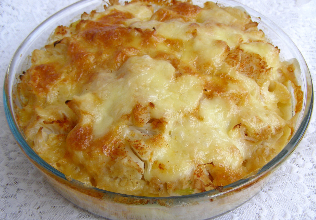 ziemniaki i kalafior z mozzarellą... foto