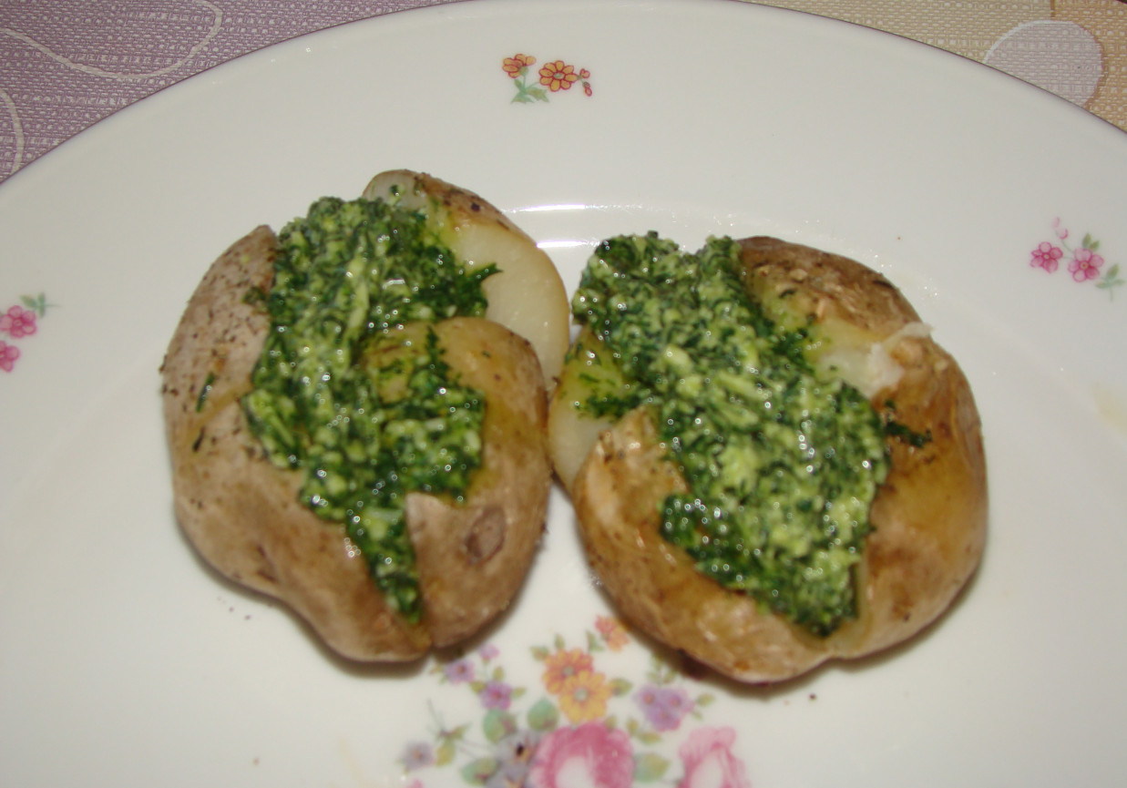 Ziemniaki na zielono  foto