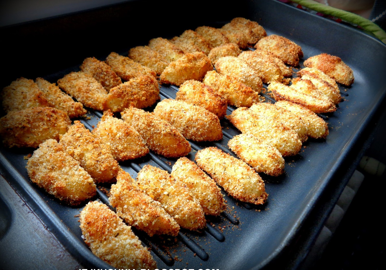 ZIEMNIAKI PIECZONE W PANIERCE foto