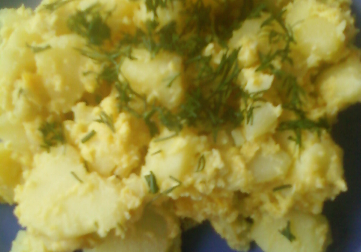 ziemniaki podsmażane z jajkami foto
