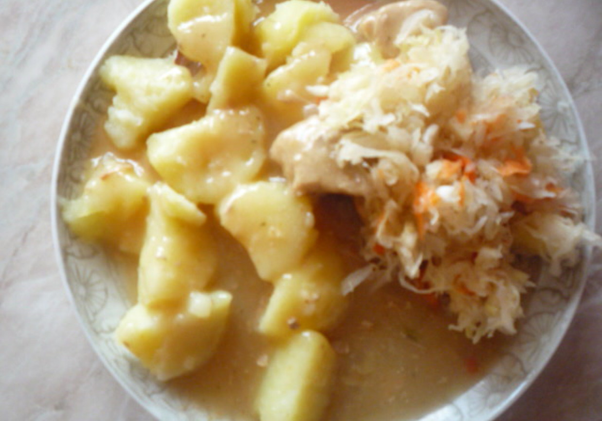 ziemniaki w sosie foto