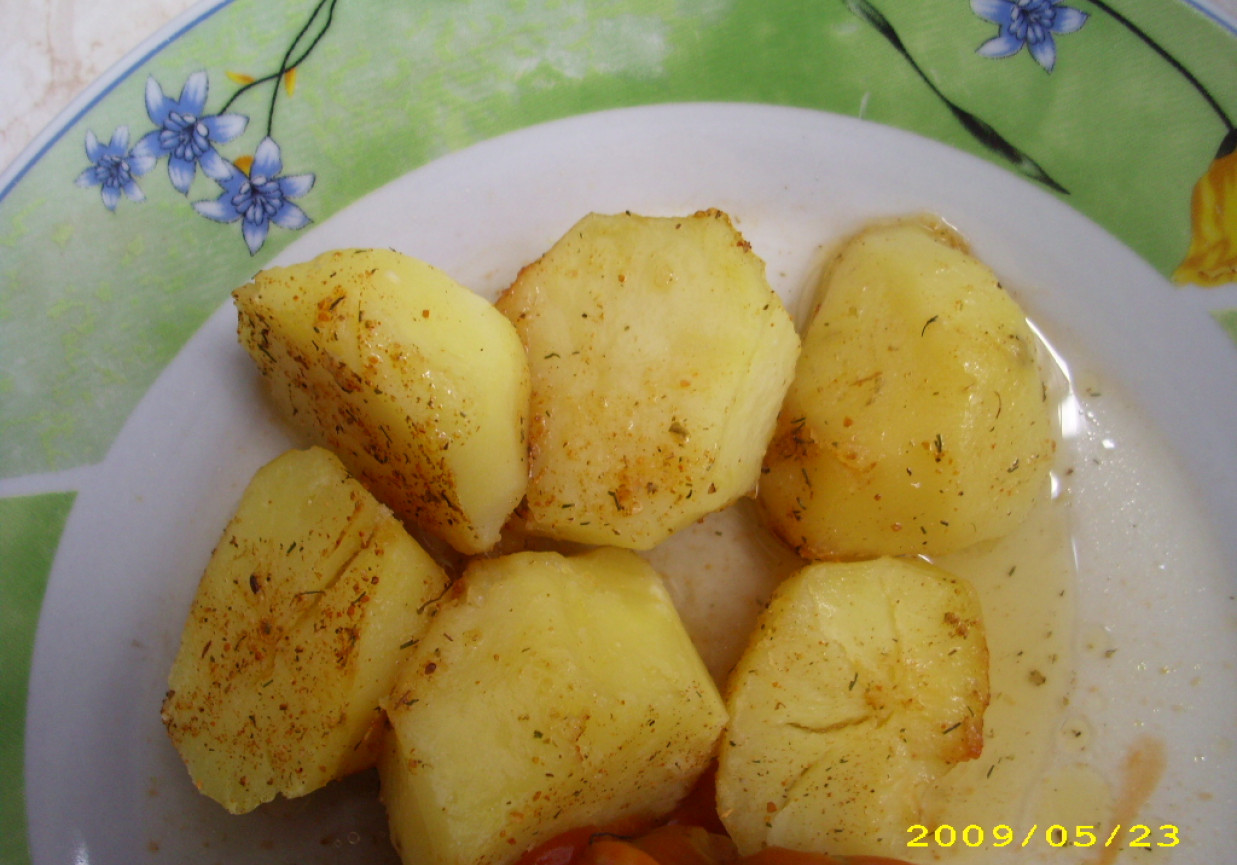 ziemniaki z miodem foto