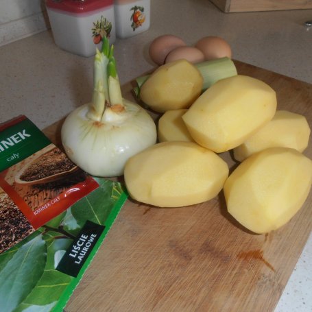 Krok 1 - Ziemniaki z patelni z sadzonym jajem foto