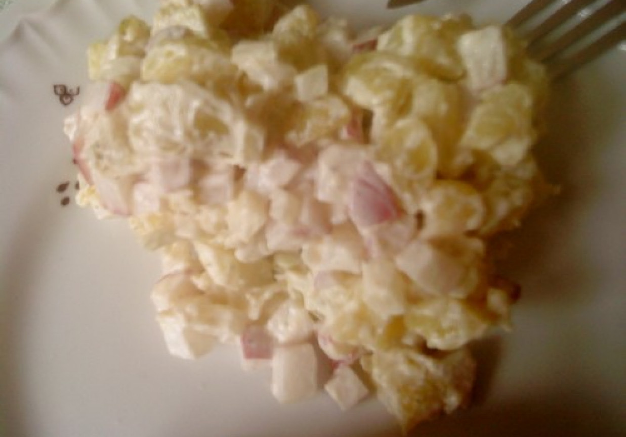 Ziemniaki z rzodkiewką foto