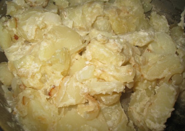 Fotografia przedstawiająca ziemniaki zapiekane